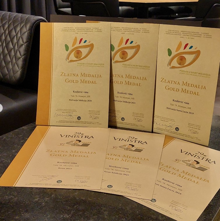 Šest zlatnih medalja na Vinistri 2023!