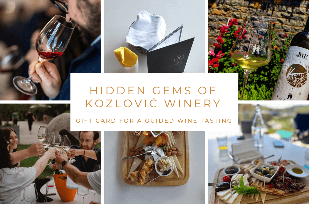 The hidden gem of Kozlović Winery - Gift card