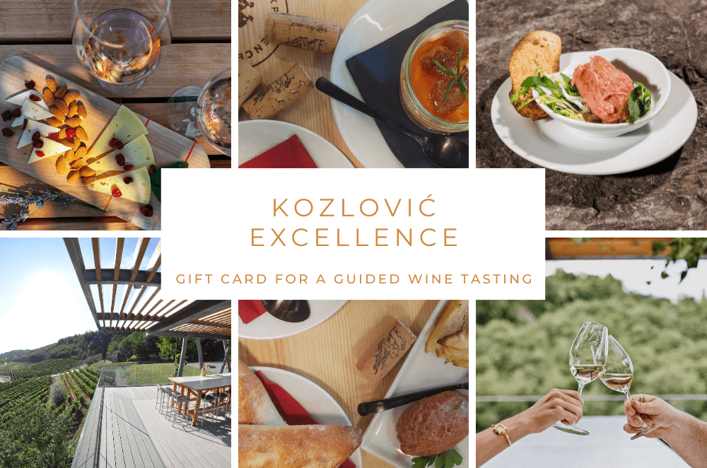 Kozlović excellence - poklon bon za vođenu degustaciju